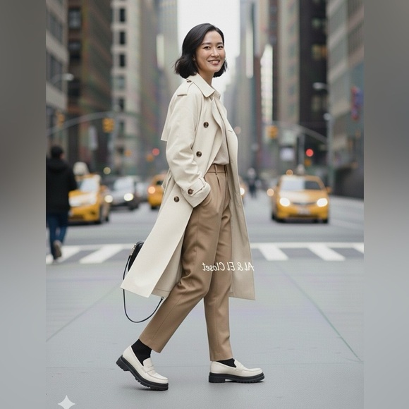 Quince Shoes - Quince Italian Cow Leather Lug Sole Loafers Bone Ivory Platform Shoes US 8 NIB